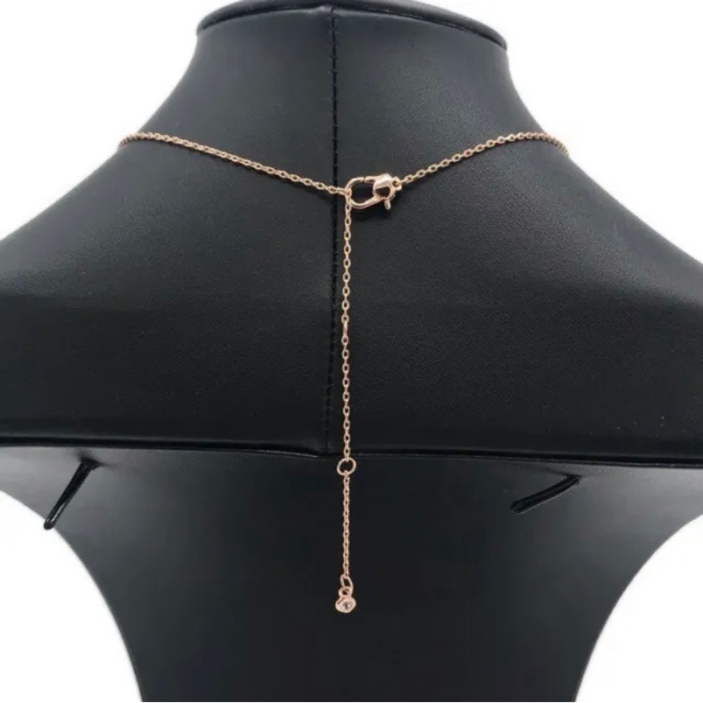 Kate Spade Heritage Red & Pink Heart Pendant with Beautiful Rose Gold Chain - Picture 5 of 7